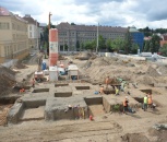 Archeologický průzkum staveniště pokračuje